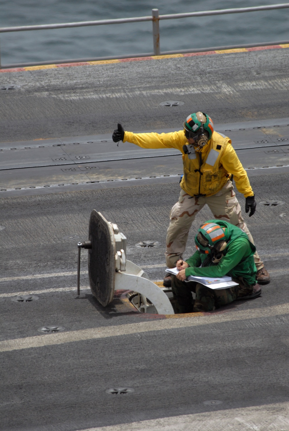 USS Ronald Reagan action