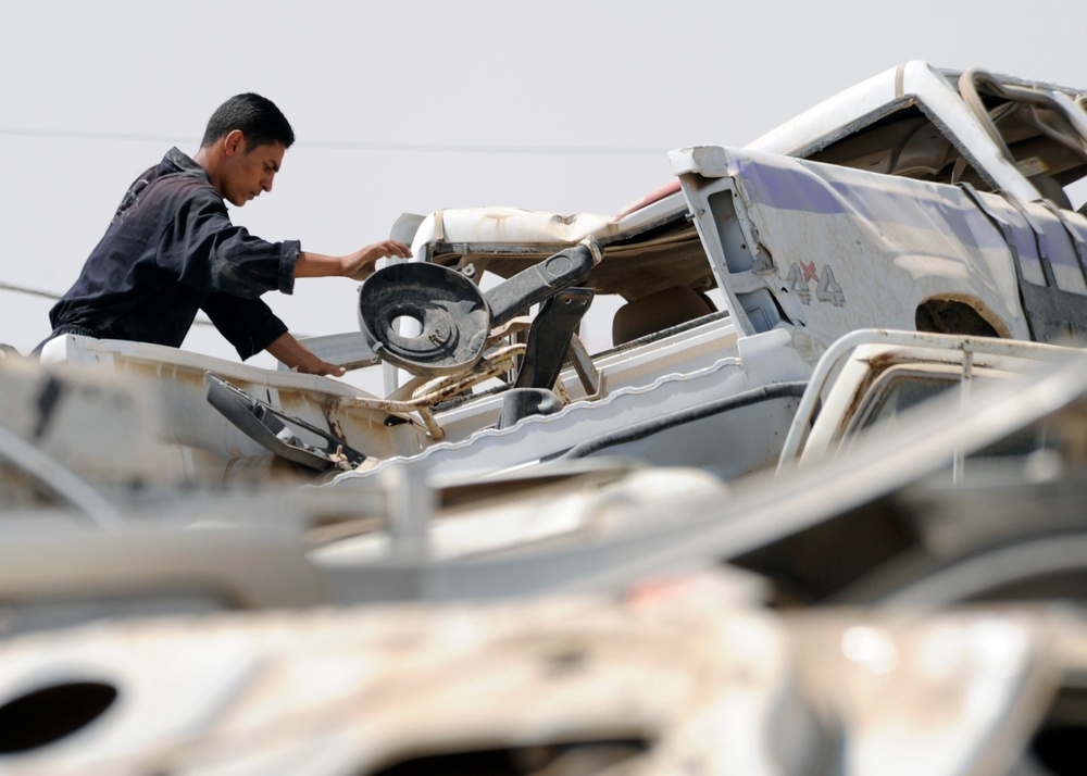 Vehicle Maintenance Compound maintains Iraqi vehicles