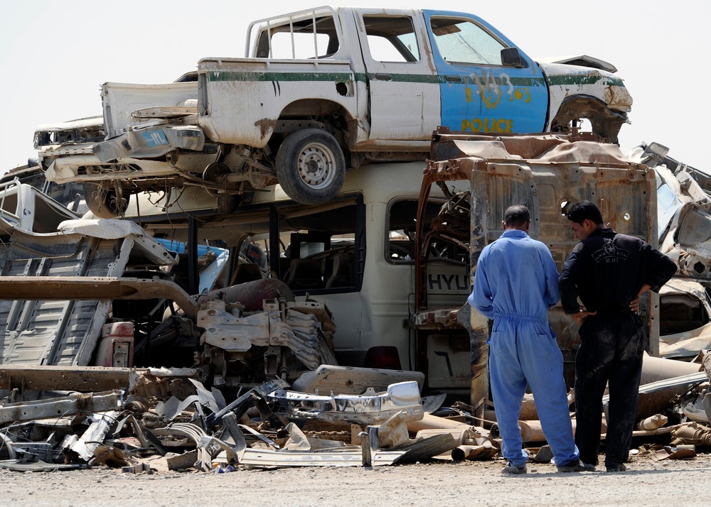 Vehicle Maintenance Compound maintains Iraqi vehicles