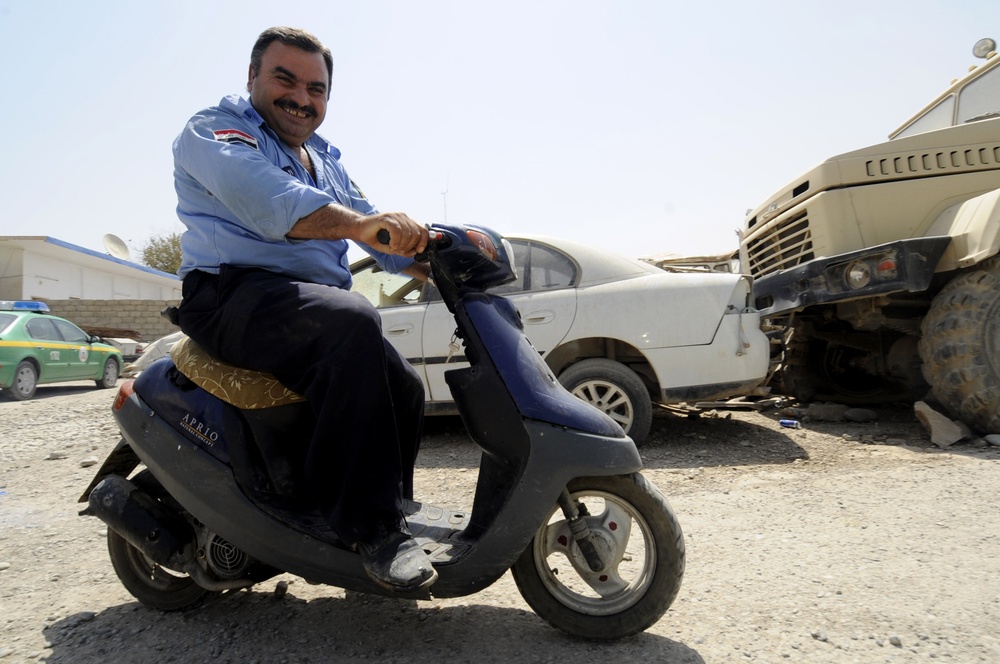 Vehicle Maintenance Compound maintains Iraqi vehicles