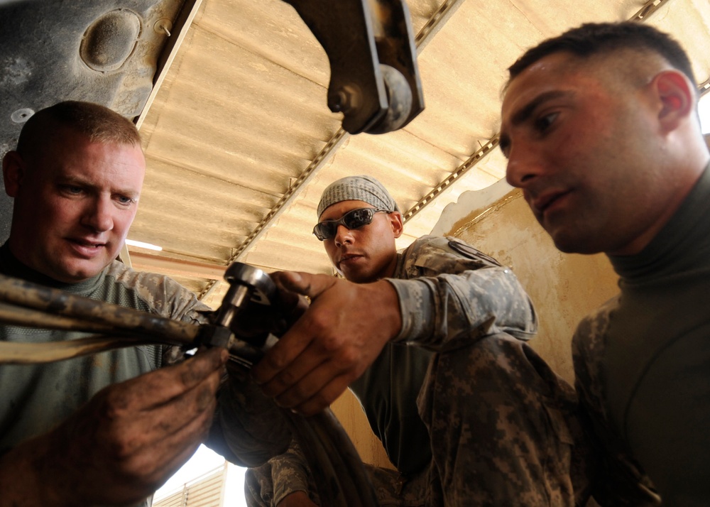 Vehicle Maintenance Compound maintains Iraqi vehicles