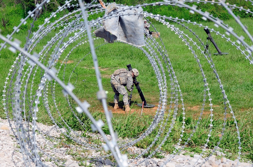 Bandits Conduct Mortar Live Fire Exercises