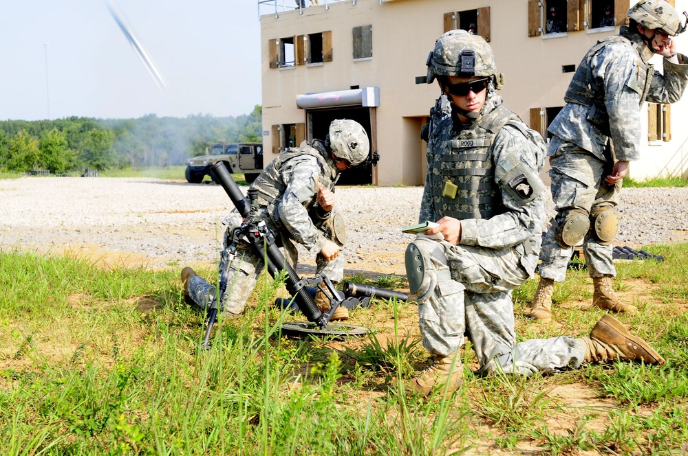 Bandits Conduct Mortar Live Fire Exercises