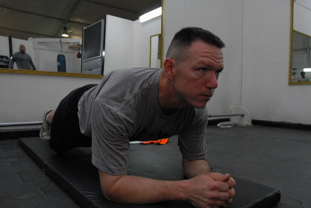 Soldiers undergo physical therapy to stay fit to fight