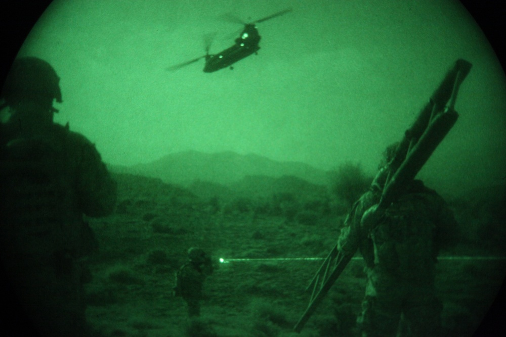 U.S., Afghan troops seek out insurgents during Operation Champion Sword