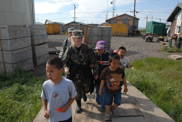 Coast Guard, Medical Personnel Reach Out to the Village of Koyuk