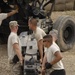 Setting up M198 155 mm howitzer