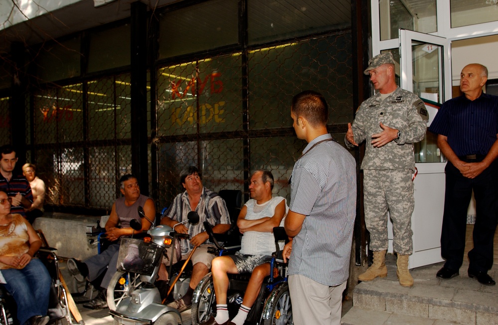 Renovated disabled persons center reopens