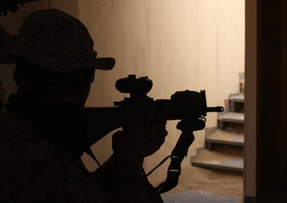 22nd MEU Lima Company dismounts in desert during sustainment training