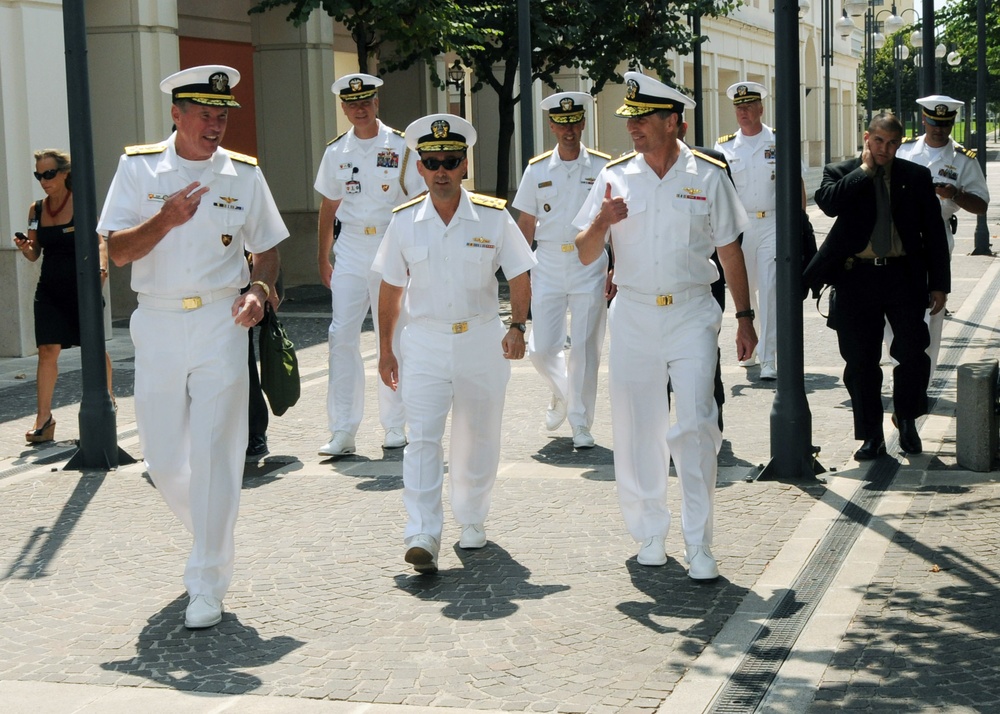 All-hands call at Naval Support Activity Capodichino