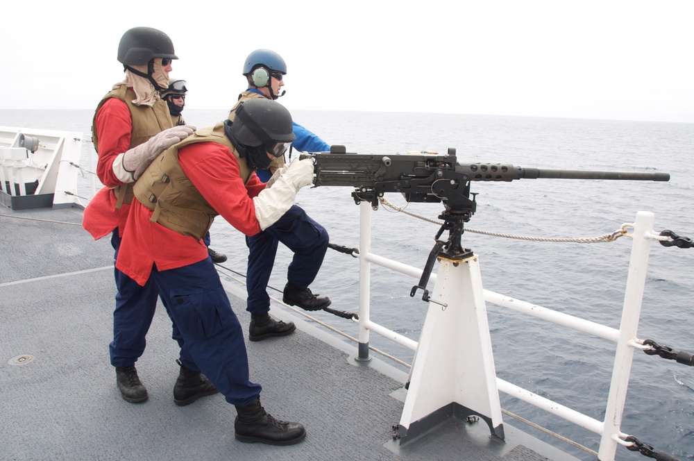 Coast Guard Cutter Bertholf Gunnery Exercise