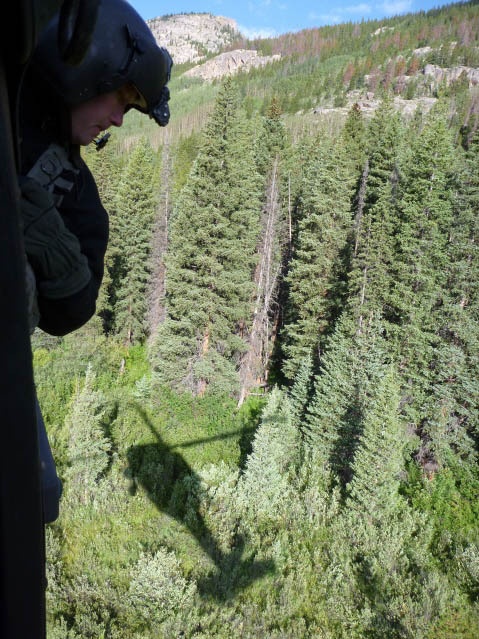 Colorado Guard Assits in Search and Resuce of Hikers
