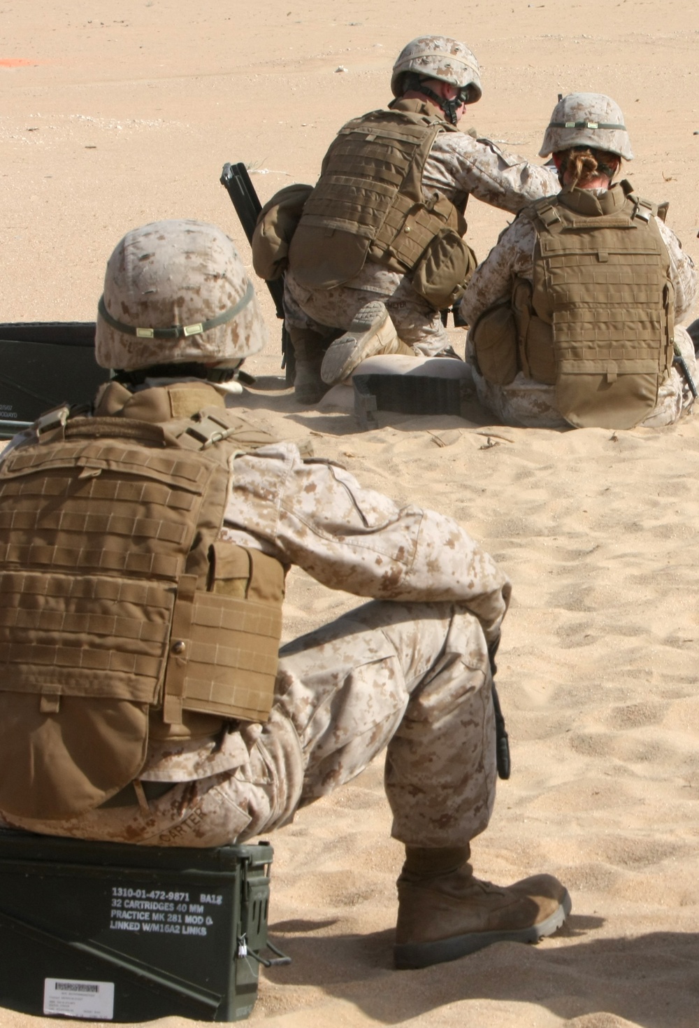 Combat Logistics Battalion-22 Marines get back to their rifleman roots with live fire