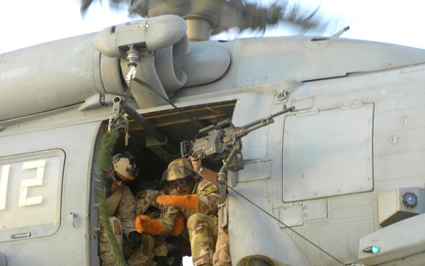 9th RCB conducts fast-rope and helicopter training