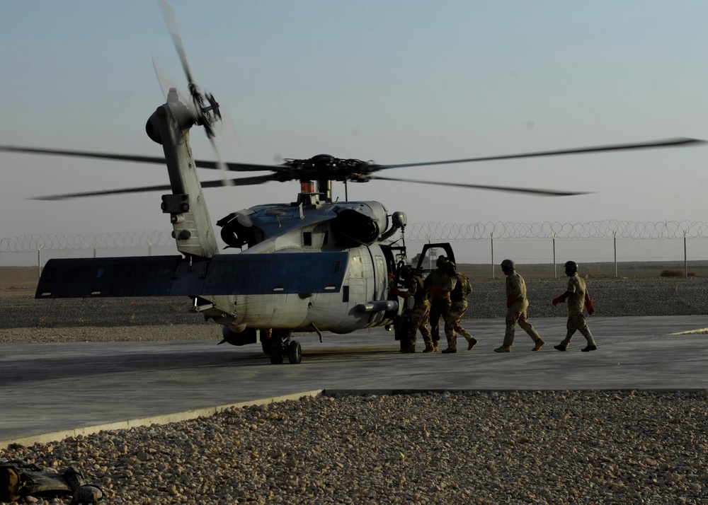 9th RCB conducts fast-rope and helicopter training