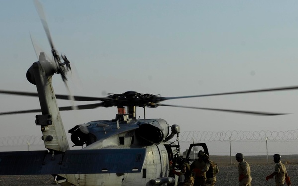 9th RCB conducts fast-rope and helicopter training