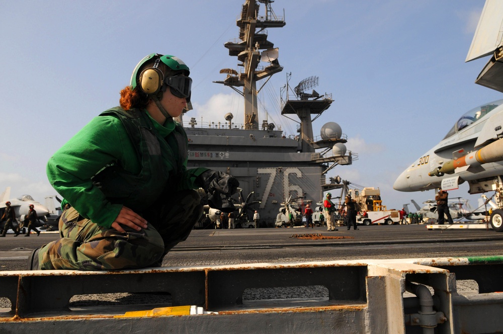 USS Ronald Reagan at Sea