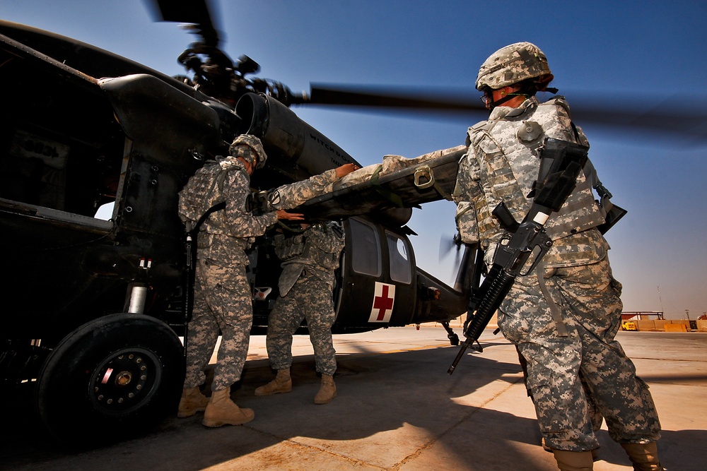 1st Air Cavalry medic training