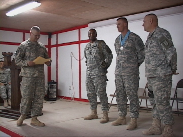 Command Sgt. Maj. Malloy inducts first members into Audie Murphy Club