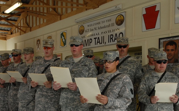 Stryker brigade welcomes newest non-commissioned officers