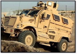 Take safety precautions while operating an MRAP