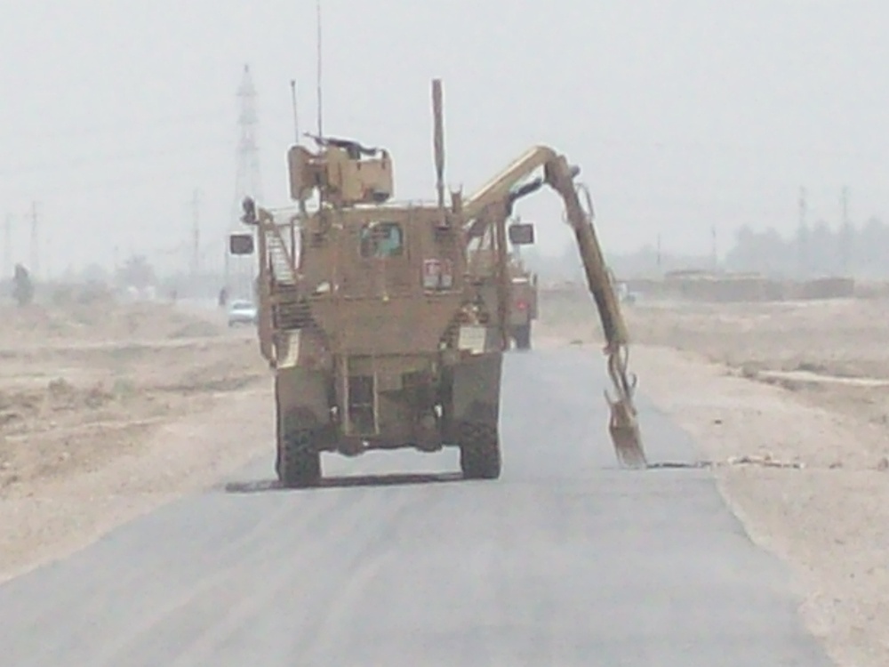 Clearing Roads from Maysan to Basra
