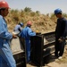 Iraqi engineers build new police station