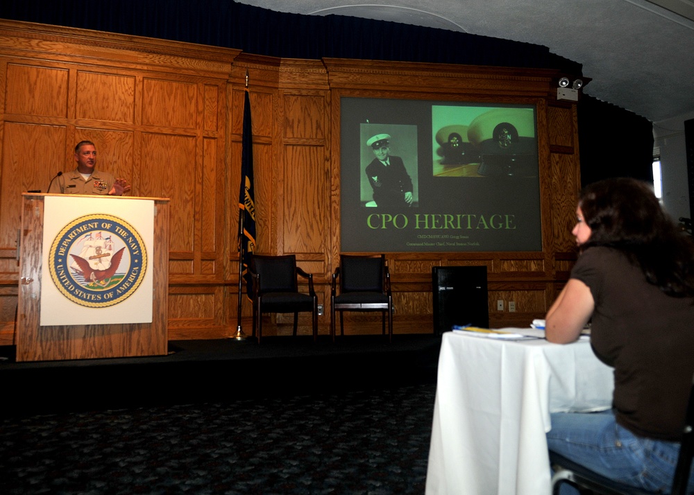 Naval Station Norfolk hosts the Chief Selectee spouse workshop