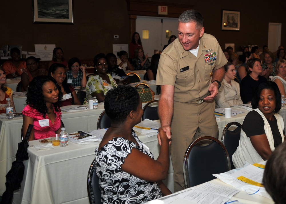Naval Station Norfolk hosts the Chief Selectee spouse workshop