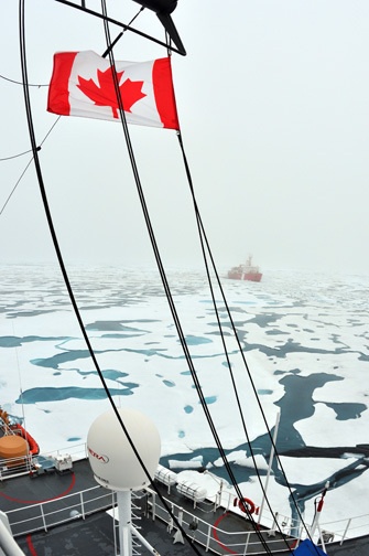 Coast Guard Cutter Healy in the Arctic
