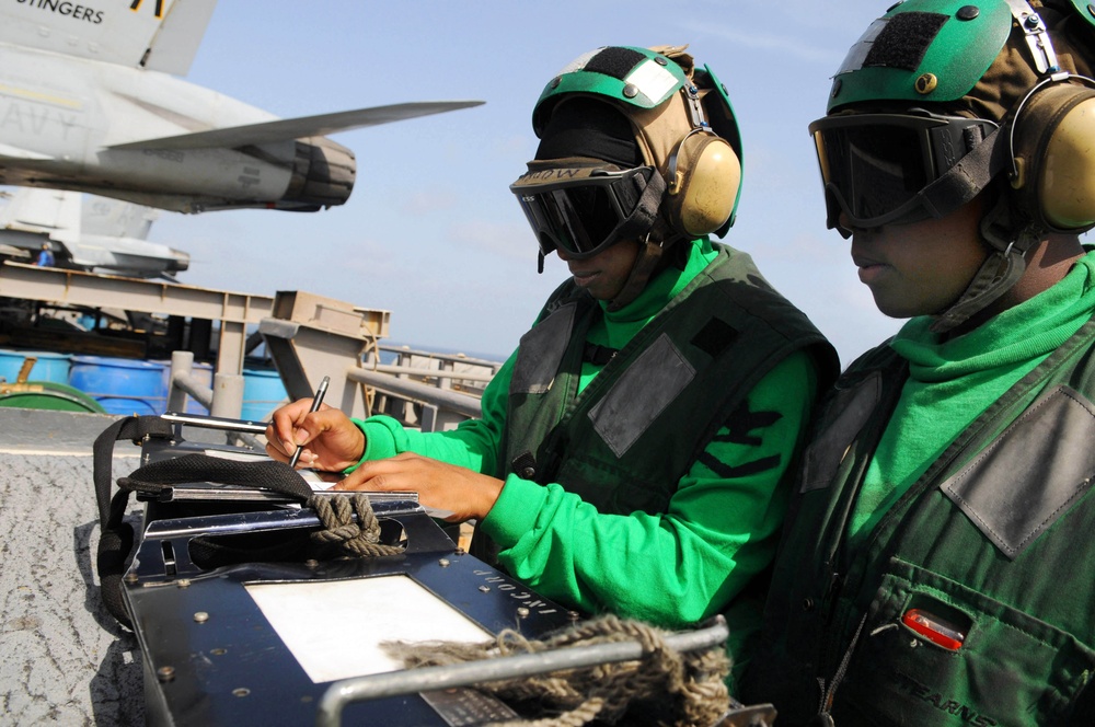 Aboard USS Ronald Reagan