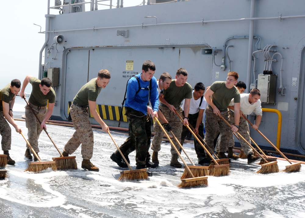 USS Bataan action