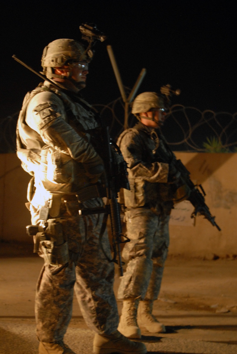 150th Armor Reconnaissance Squadron Soldiers assist in security efforts