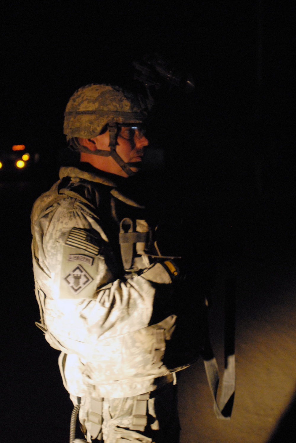150th Armor Reconnaissance Squadron Soldiers assist in security efforts