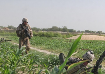 2/8 Marines engage in six-hour firefight with Taliban insurgents