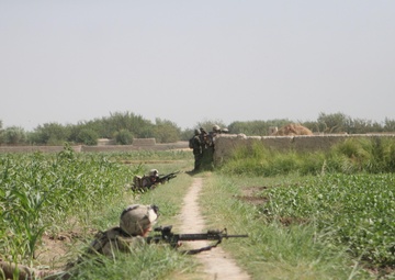 2/8 Marines engage in six-hour firefight with Taliban insurgents