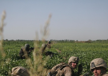 2/8 Marines engage in six-hour firefight with Taliban insurgents