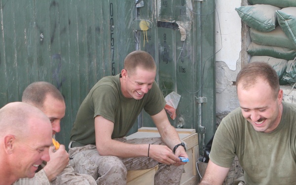 Mail boosts morale for Marines on front lines