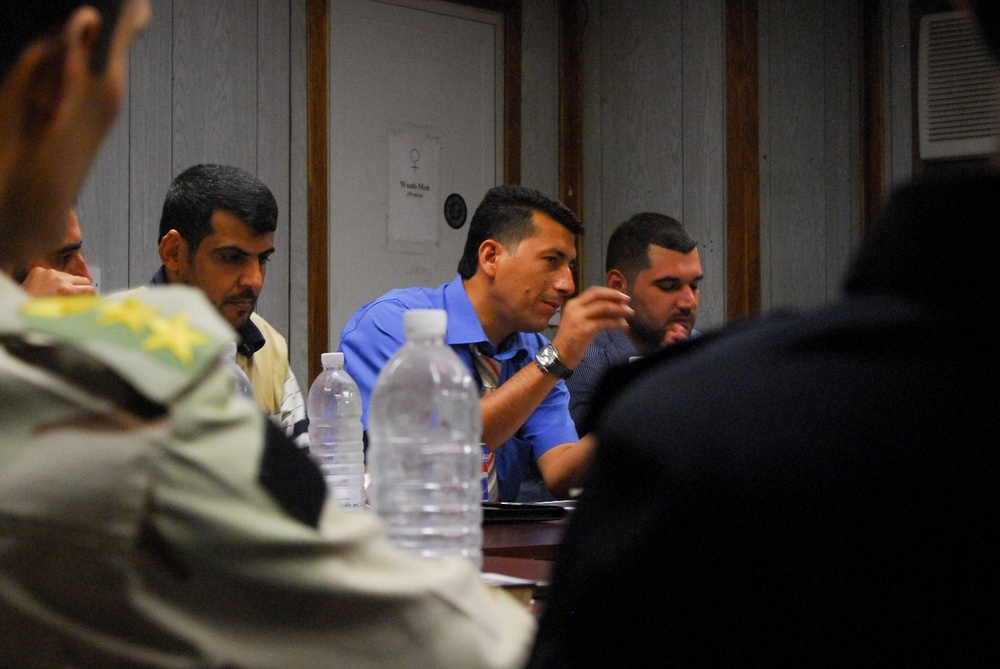 Basra Provincial Reconstruction Team facilitates public information officers, media members