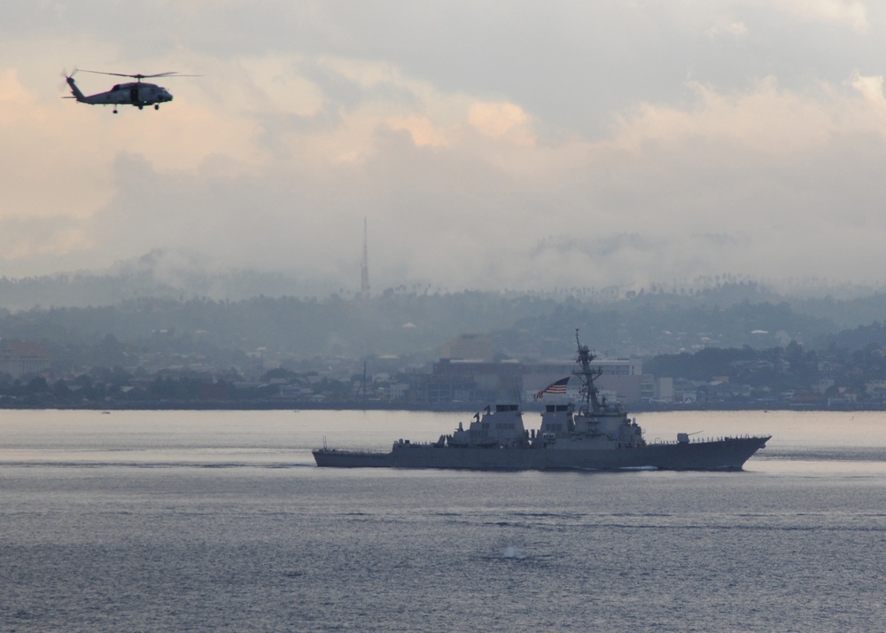USS George Washington during Indonesian International Fleet Review