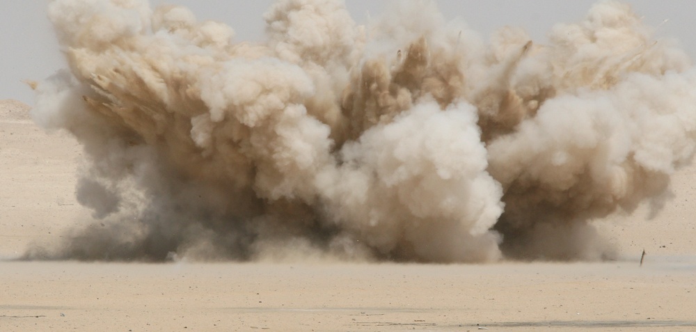 Combat engineers train in Kuwait