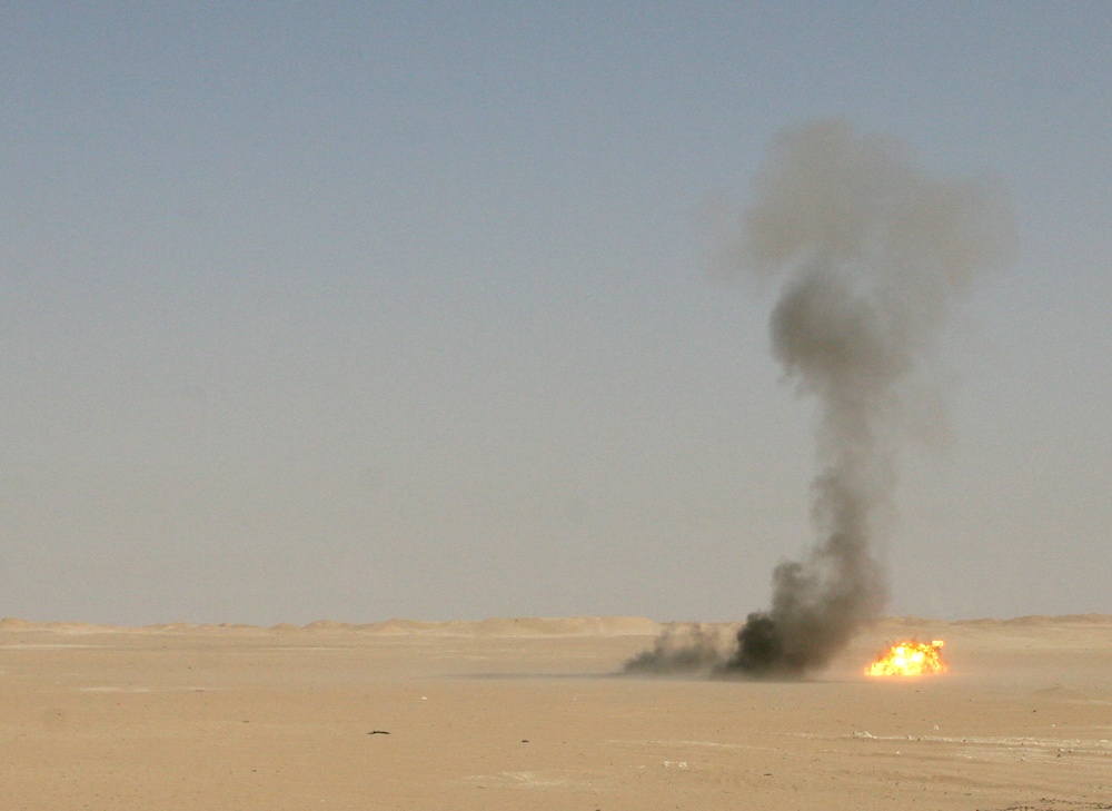 Combat engineers train in Kuwait