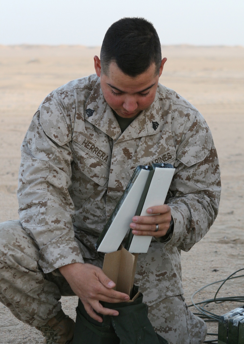 Combat engineers train in Kuwait