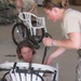 Military Police Assist With Wheelchair Mission