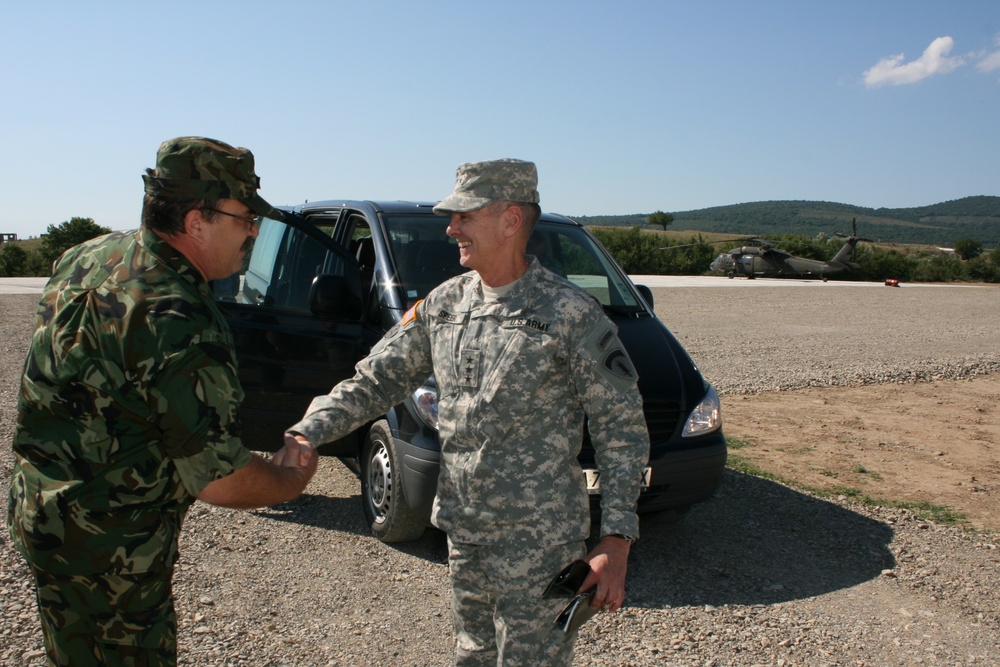 U.S. Army Europe Deputy Oversees Build Up of Joint Task Force-East in Bulgaria