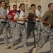 Iraqi soldiers exercise