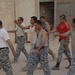 Iraqi soldiers exercise