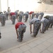 Iraqi soldiers exercise