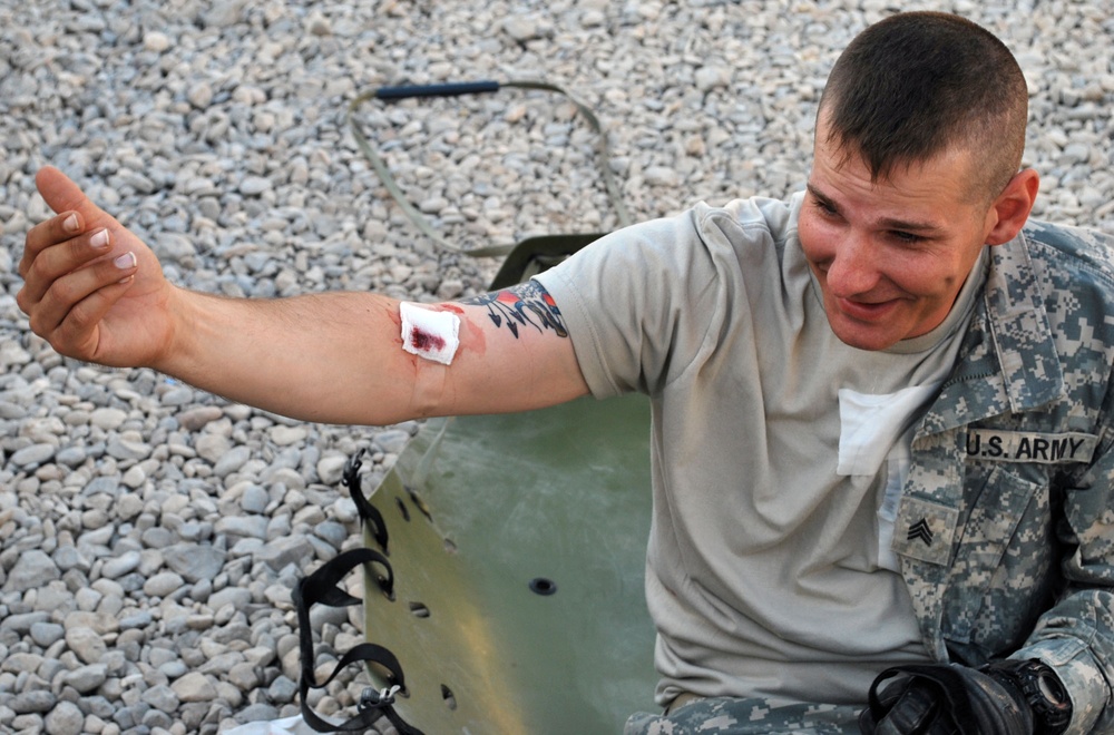 Paratroopers sharpen medical skills