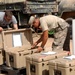 Soldiers pack up to head home